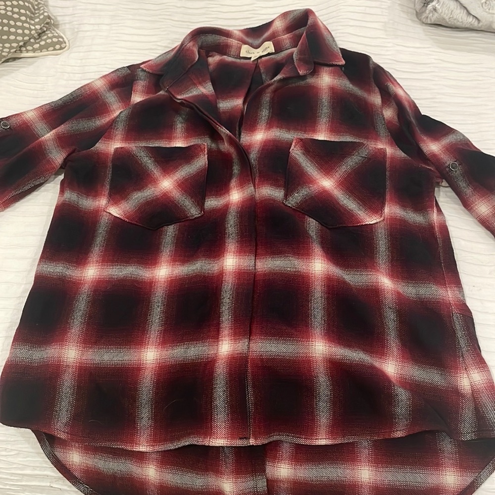 Cloth & Stone Flannel Shirt. Perfect condition never worn. In pink red black